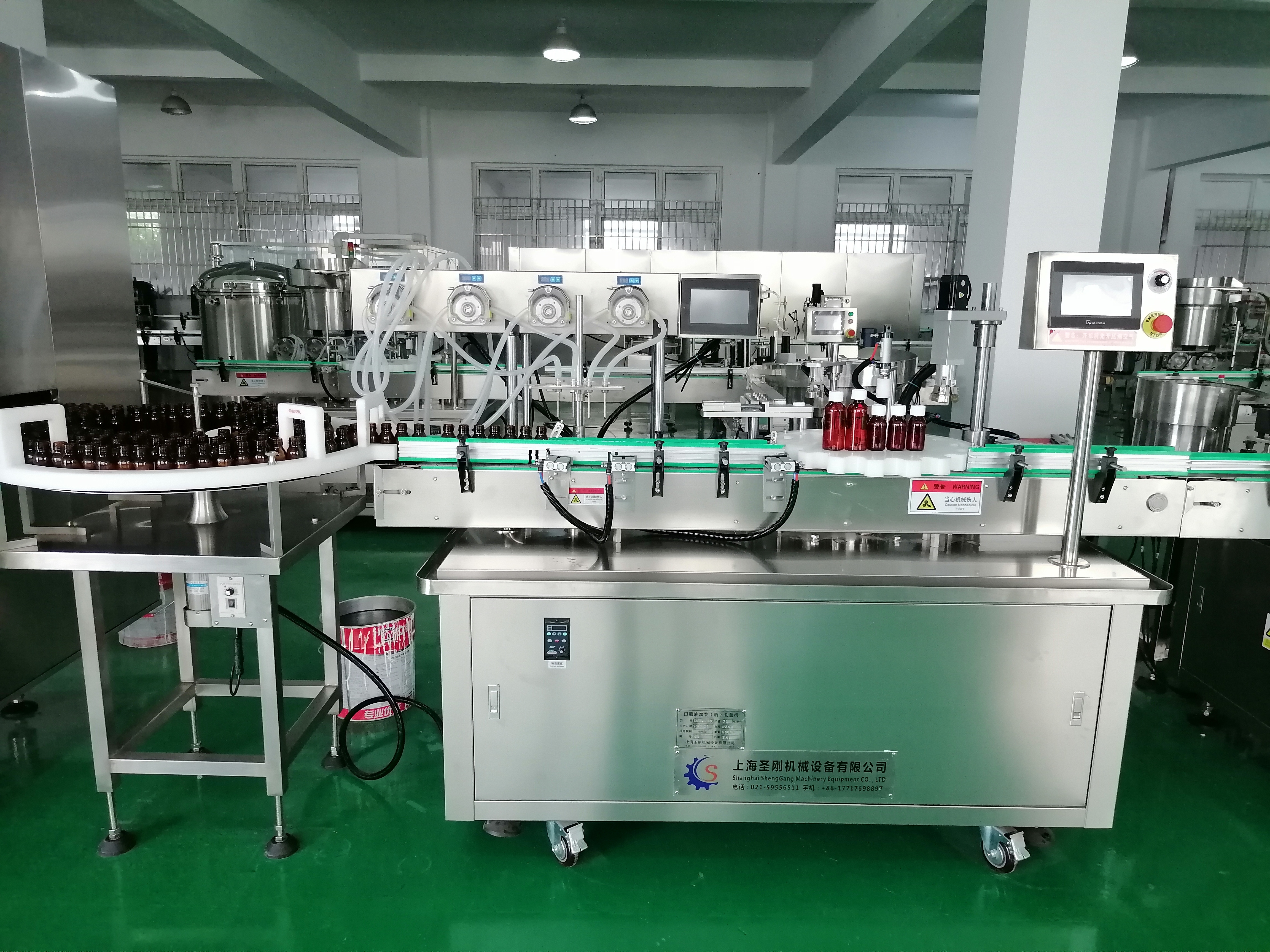 全自動口服液灌裝機 日產(chǎn)10萬瓶