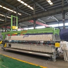 全自動水沖洗濾布隔膜壓泥機(jī)