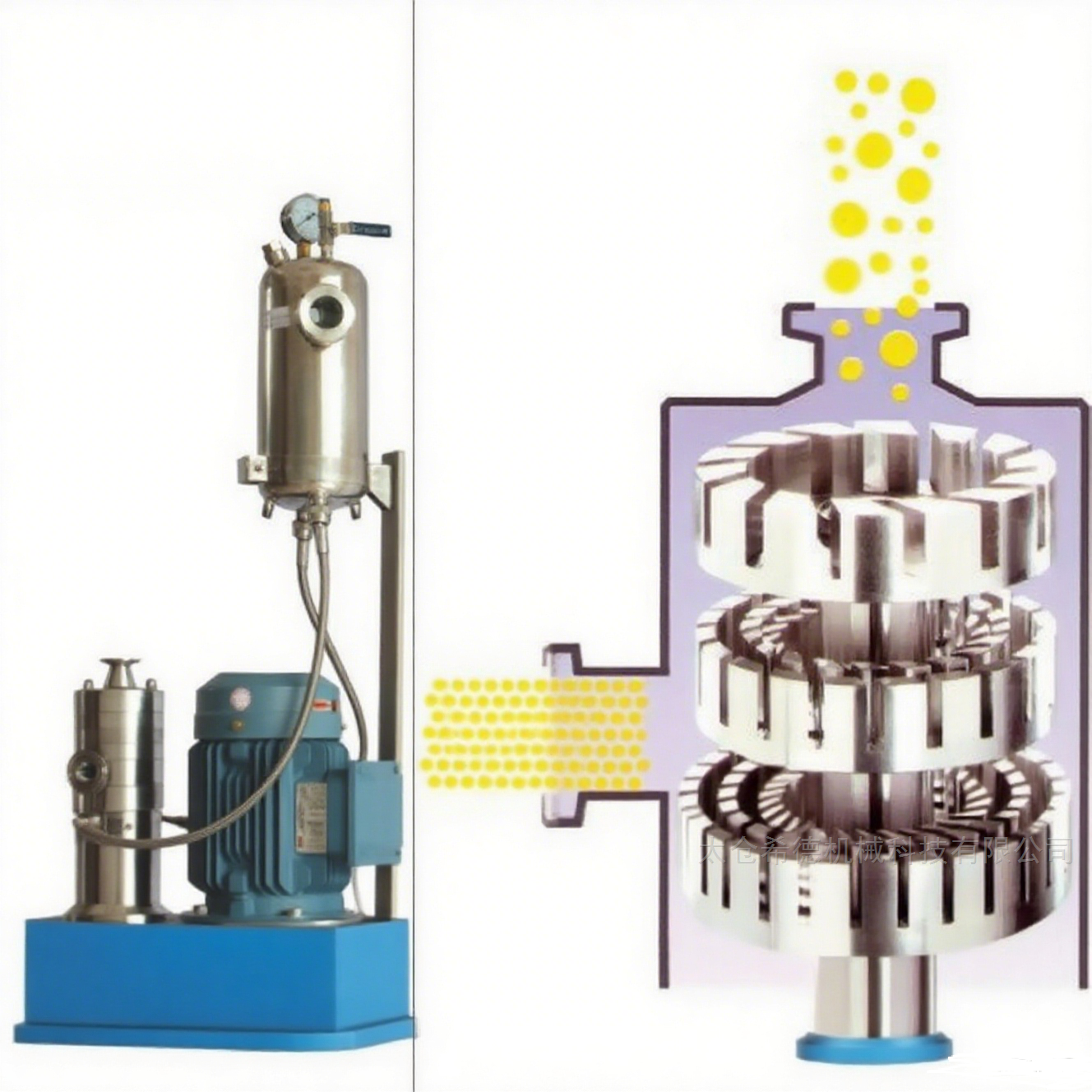 石墨烯發熱膜粉液分散機